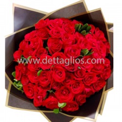 50 rosas  en papel coreano