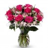 Diseño Floral de  rosas 12 rosas