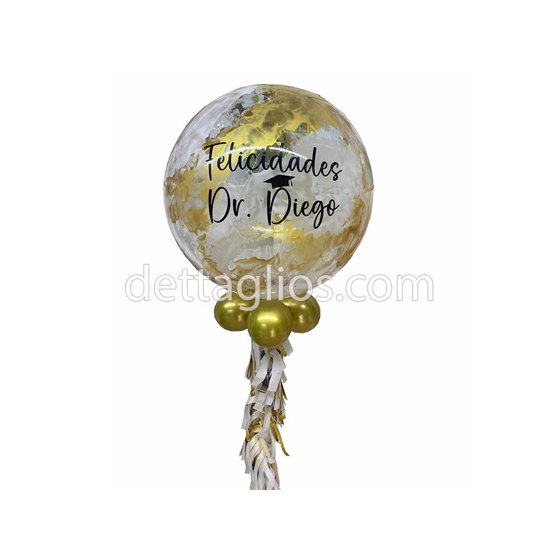 Globo Burbuja personalizada para Graduación