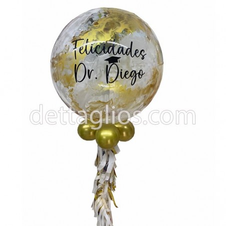 Globo Burbuja personalizada para Graduación