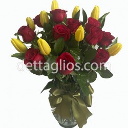Rosas y Tulipanes