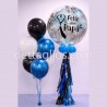 Globo Burbuja personalizada con 6 globos latéx