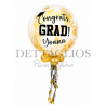 Globo burbuja mediano con helio personalizable