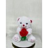 Peluche Oso Rosa Roja